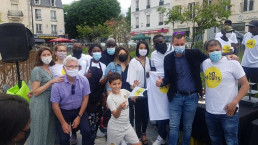 Inauguration de la première zone zéro mégots à Saint-Denis