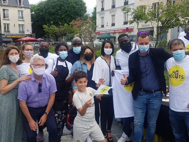 Inauguration de la première zone zéro mégots à Saint-Denis